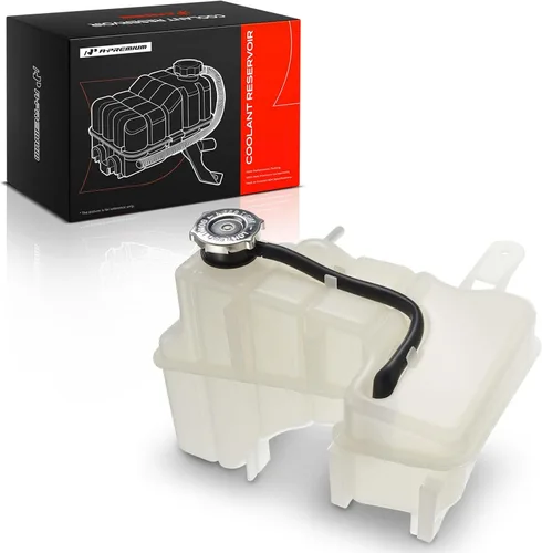 Vista 10 de A-Premium Tanque de depósito de recuperación de desbordamiento de refrigerante del motor presurizado delantero [con tapa y tubería] Compatible