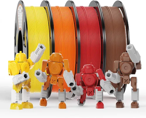 Vista 48 de Paquete de filamento PLA de 0.069 pulgadas, 8 colores vibrantes, apto para Pla Bundle-250gx8-112020006
