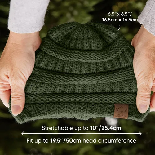 Vista 5 de Paquete de 3 gorros de bebé sombreros de bebé sombreros de recién nacido sombreros de bebé sombreros de niña para invierno urbano