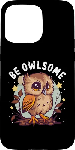 Vista 31 de Funda para iPhone 17 con diseño de humor de búho para los amantes de las aves nocturnas