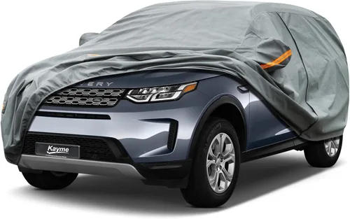 Vista 135 de Kayme Funda de Coche de Servicio Pesado Impermeable para Todo Tipo de Clima, Ajuste Personalizado para Tesla Model S, Cubierta Exterior Completa