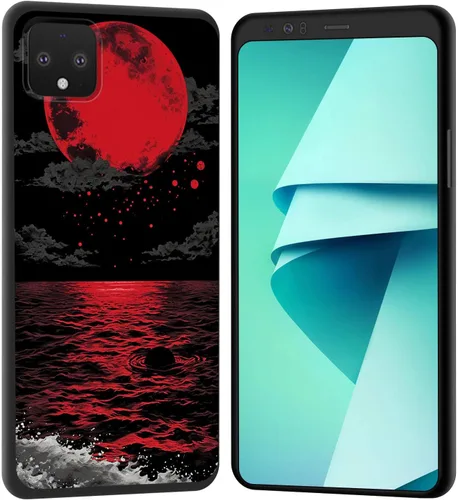 Vista 205 de Funda para Pixel 4 XL, funda de goma de silicona suave a prueba de golpes, funda protectora de cuerpo completo para Google Pixel 4 XL, ciervo