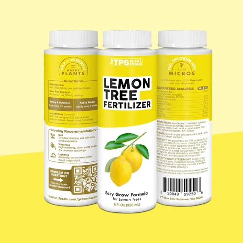 Vista 8 de Abono para Árbol de Limón, Alimento Completo para Plantas de Árbol de Limón, 8 oz (250mL)