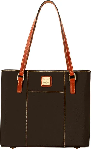 Vista 12 de Dooney & Bourke Women's Lexington Tote in Pebble Grain Leather, Handbag with Long Leather Shoulder Straps Negro