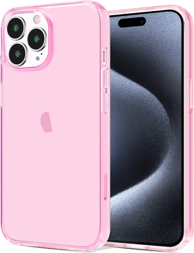 Vista 13 de JJGoo Funda transparente compatible con iPhone 15 Pro, funda de teléfono de TPU suave y transparente, a prueba de golpes, funda delgada para Negro