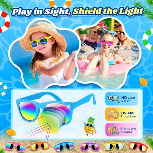 Vista 5 de GIFTINBOX Recuerdos de fiesta en la piscina, 146 juguetes de playa para niños de 4 a 8 a 12 años, recuerdos de fiesta de verano para niños, pelotas