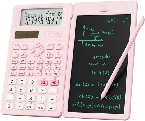 Vista 11 de Calculadora científica para estudiantes, Calculadora 991 MS para suministros de escuela secundaria y preparatoria con cubierta (negra)