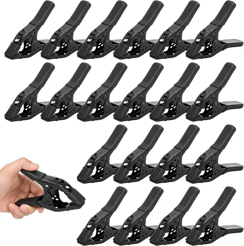 Vista 7 de Abrazaderas de resorte de metal resistentes de 4 piezas de 6 pulgadas: abrazaderas de metal de resorte para carpintería, apertura de mandíbula