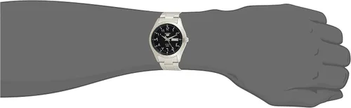 Vista 4 de SEIKO 5 Reloj automático para hombre con esfera negra SNKP21J1, Negro -, Casual