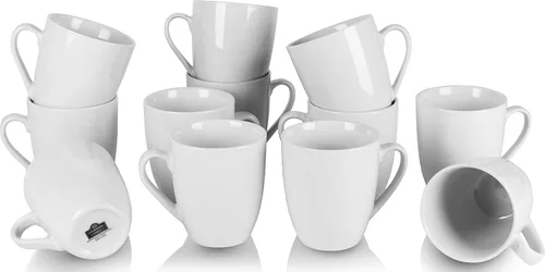 Vista 9 de 10 Strawberry Street 7.5" Catering Coupe - Plato para ensalada/postre (12 unidades), color blanco