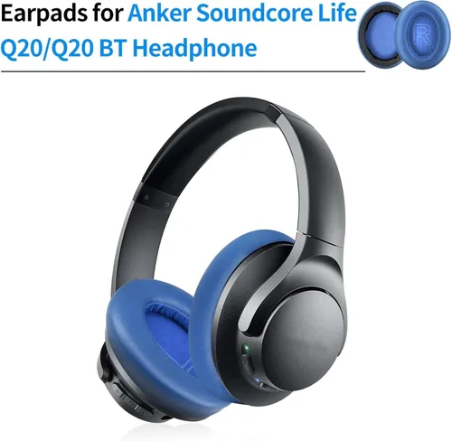Vista 3 de Anker Life Q20 / Q20 BT - Almohadillas de repuesto para auriculares (azul)