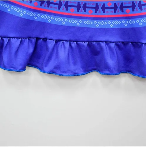 Vista 4 de Vestido de Encanto Luisa para niñas disfraz de Isabela Pepa disfraz de cosplay para niños flores volantes camisa de verano bolsa de vestir