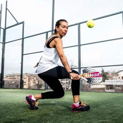 Vista 7 de Babolat Dyna Energy Pala de pádel (rosa/naranja/blanco)