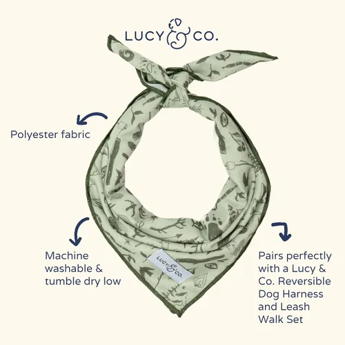 Vista 3 de Lucy & Co. Bandana para perro Camp Out