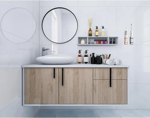 Vista 2 de Mighty - Soporte ecológico para cepillos de dientes de pared para baño, sin taladrar, paquete de 2 (negro)