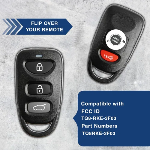 Vista 5 de KeylessOption Clicker de alarma para Hyundai Accent Elantra GT TQ8-RKE-3F03