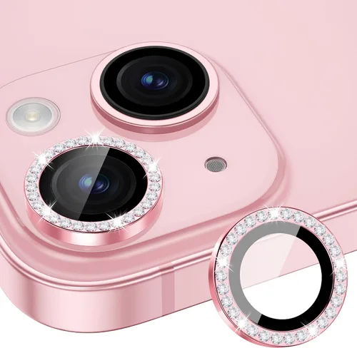 Vista 40 de Protector de lente de cámara para iPhone 15 Pro/iPhone 15 Pro Max, anillo de metal individual, dureza 9H, protector a prueba de arañazos, accesorios