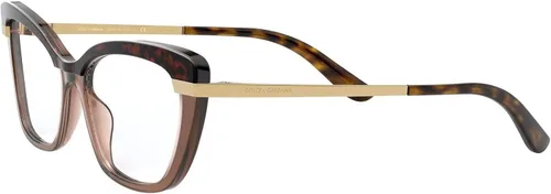 Vista 3 de Dolce Gabbana DG3325 - Gafas de sol para mujer color marrón transparente 54