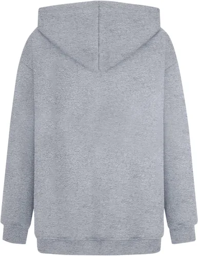 Vista 4 de Sudaderas para el día de San Valentín para mujer, diseño de leopardo, gnomo, corazón, manga larga, sudaderas con capucha de moda para San Valentín