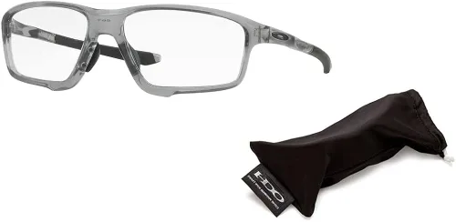 Vista 3 de Oakley Crosslink Zero OX8080 - Lentes cuadrados para hombre paquete con kit de lentes de cortesía iWear de diseñador