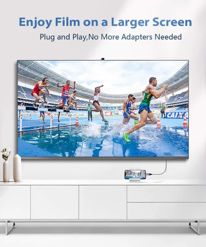 Vista 3 de Cable USB C a DisplayPort 8K a 120Hz 4FT, cable Tpye-C a DP 2.1