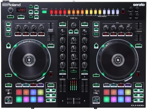 Vista 4 de Roland DJ-505 Controlador Serato DJ de dos canales y cuatro cubiertas (DJ-505)