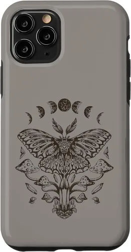 Vista 29 de Fairy Grunge Fairycore Aesthetic Goth Luna Moth Mushroom Case for iPhone 17