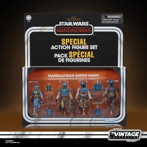 Vista 2 de STAR WARS The Vintage Collection Mandalorian Shriek-Hawk, The Mandalorian 3.75 pulgadas coleccionable paquete de 4 (exclusivo de Amazon)