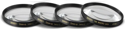Vista 2 de Juego de filtros de 7 piezas con revestimiento múltiple de 2.638 in, incluye 3 filtros (UV-CPL-FLD-) y 4 filtros de primer plano (+1+2+4+10)
