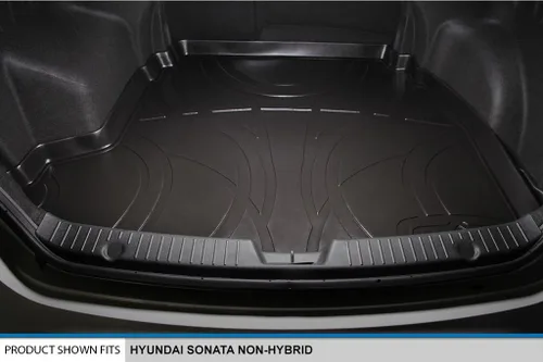 Vista 2 de SMARTLINER Alfombrilla de suelo para maletero de carga para todo tipo de clima para Hyundai Sonata 2011-2014