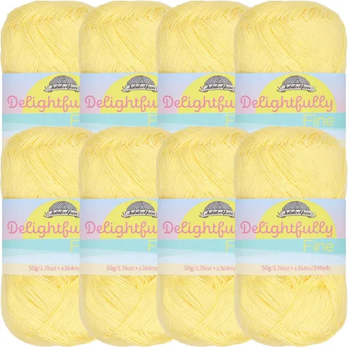 Vista 69 de JubileeYarn - Ovillo de hilo deliciosamente fino, 1.76 oz/madeja de rayón de bambú, color rosa polvo, 4 madejas