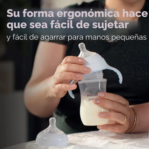 Vista 10 de Philips AVENT Biberón natural con pezón de respuesta natural, conjunto de regalo para bebé recién nacido, SCD838/02