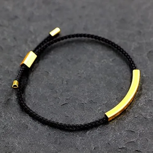 Vista 9 de Uloveido Pulseras de cuerda grabadas personalizadas, pulsera de barra fina de acero inoxidable a juego para mujeres y niñas, pulseras de cuerda