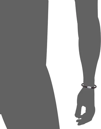 Vista 6 de FIBO STEEL 2-3 pulseras de cuero trenzado de acero inoxidable para hombres y mujeres, pulsera de muñeca de 7.5-8.5 pulgadas, Cuero, Circonita cúbica