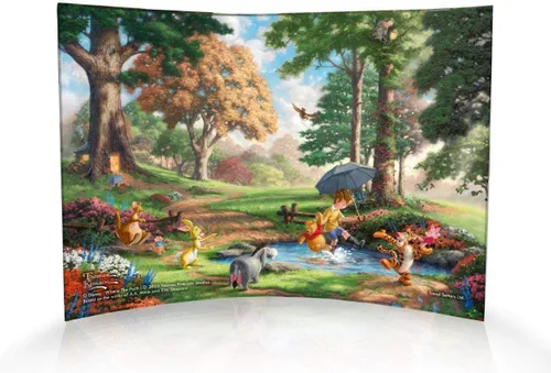 Vista 39 de Disney Brave - Thomas Kinkade Studios - Impresión fotográfica acrílica curvada de 10 x 7 pulgadas - Decoración independiente - Coleccionable