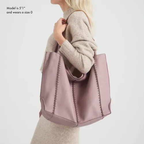 Vista 3 de The Sak Los Feliz Bolso de mano grande - Bolso de mujer para el día a día, viajes, bolsa de playa - Bolso espacioso con correa para bolsa de hombro