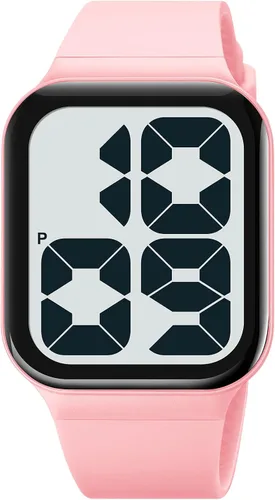 Vista 8 de Fanmis - Reloj led, digital, correa de silicona, unisex.