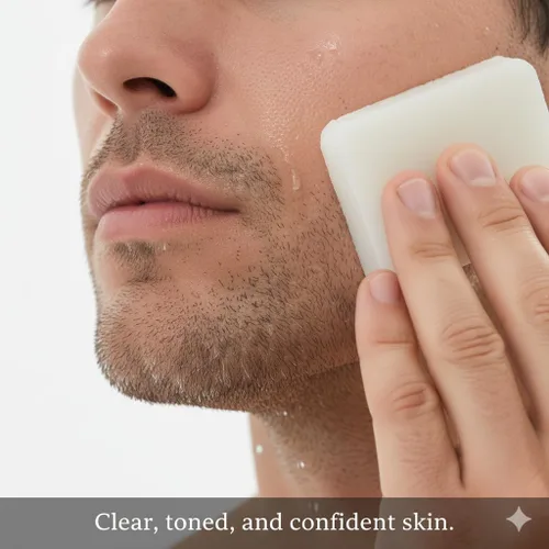 Vista 3 de Herbs Botanica Bloque de alumbre para afeitar, solución calmante para después del afeitado para hombres – Detiene el sangrado de rasguños y cortes