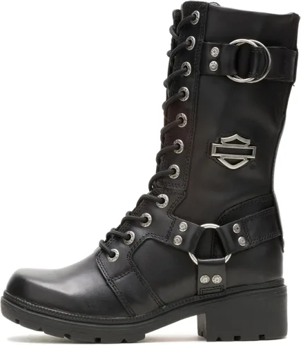 Vista 8 de Harley-Davidson womens Eda Leather Motorcycle Casual Boot