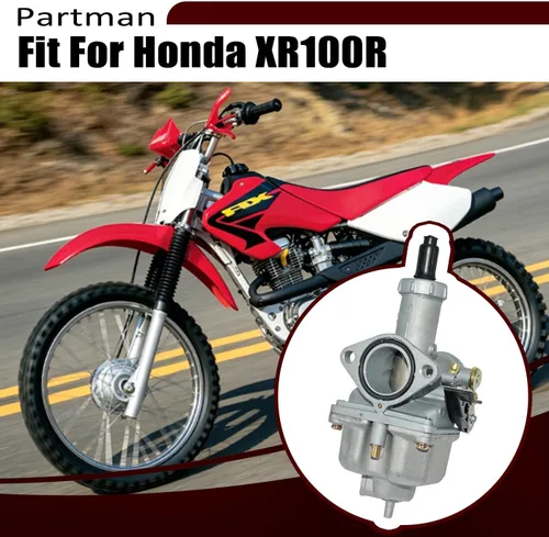 Vista 2 de Carburador apto para HONDA XR100 1981-1984, apto para HONDA XR100R 1985-2004, apto para HONDA CRF100F 2004-2013, ATV Carb con filtro de aire