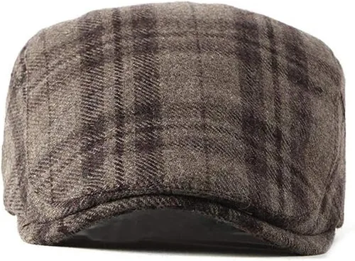 Vista 2 de paquete de 2 Algodón para hombre gorra plana Ivy Gatsby gorra sombrero