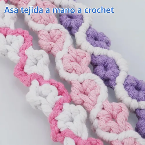 Vista 7 de NiHome Kit de Accesorios para Vaso Stanley de 14 onzas, Incluye Correa de Asa Tejida a Mano, Anillo de Silicona, Tapa de Pajita de Silicona y Rosa