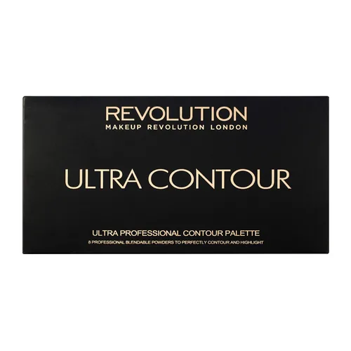 Vista 5 de Paleta Ultra Contour de MakeUp Revolution, Paleta de Maquillaje Incluye Iluminadores y Sombras de Contorno, Añade Definición y Esculpe