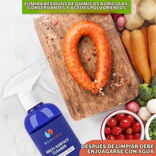 Vista 7 de El limpiador natural multisuperficie es un spray sin perfume que desengrasa, desodoriza, trabaja en freidora de aire, platos, microondas, estufa