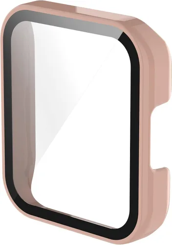 Vista 2 de Senter - Funda protectora de pantalla de vidrio templado integrado compatible con Redmi Watch 2 lite, carcasa rígida de policarbonato ultrafina