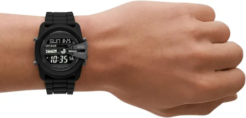 Vista 5 de Diesel All-Gender Master Chief Silicone Digital Sport Watch