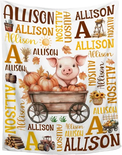 Vista 32 de Manta de conejo personalizada para niños y niñas, manta de bebé ultra suave, regalo personalizado, decoración de manta con nombre, 30 x 40 pulgadas