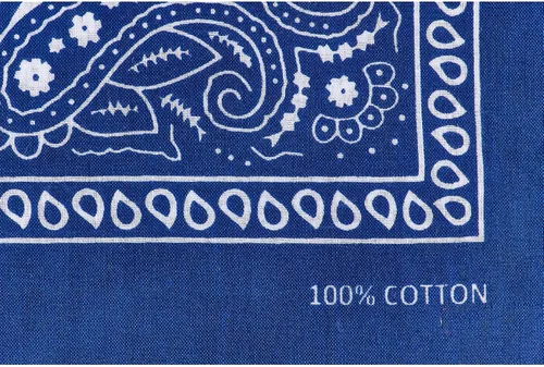 Vista 6 de NJ NoveltyDocena de bandanas estampadas + una bandana estampada previamente anudada, de motociclista