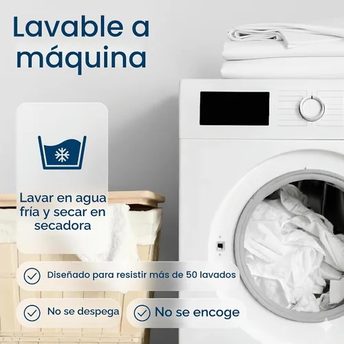 Vista 7 de Protector de colchón impermeable con cremallera, tamaño Queen de 60 x 80 x 15 a 18pulgadas, protector de bolsillo extra profundo, protección