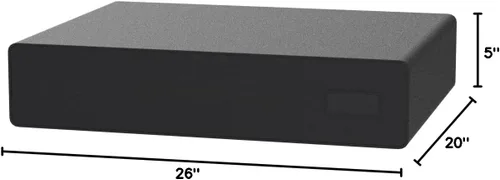 Vista 9 de SnapSafe Caja fuerte debajo de la cama, tamaño mediano – Caja fuerte para armas de fuego, municiones y objetos de valor – Cabe en el maletero de SUV